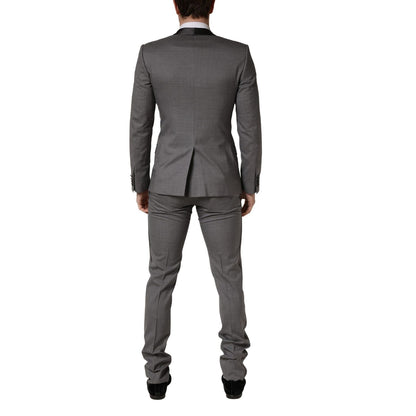 Dolce & Gabbana Gray Wool Single Breasted 1 Button 3PC Suit 1728,67345645728,Clothing,Dolce & Gabbana,Gray,IT46 | S,Material: 5% Polyester 11% Silk 84% Virgin Wool,Men,New with tags,Suits & Blazers - Clothing,Three-Piece Suits - Suits & Blazers - Clothing