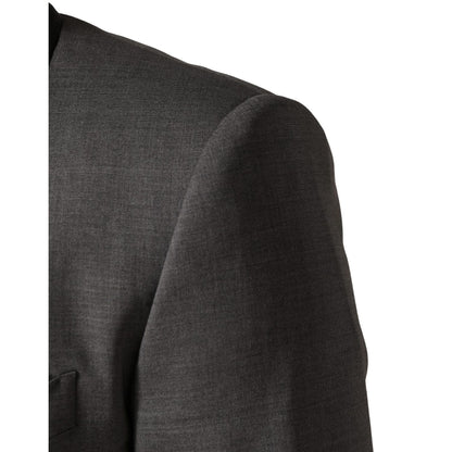Dolce & Gabbana Gray Wool Single Breasted 1 Button 3PC Suit 1728,67345645728,Clothing,Dolce & Gabbana,Gray,IT46 | S,Material: 5% Polyester 11% Silk 84% Virgin Wool,Men,New with tags,Suits & Blazers - Clothing,Three-Piece Suits - Suits & Blazers - Clothing