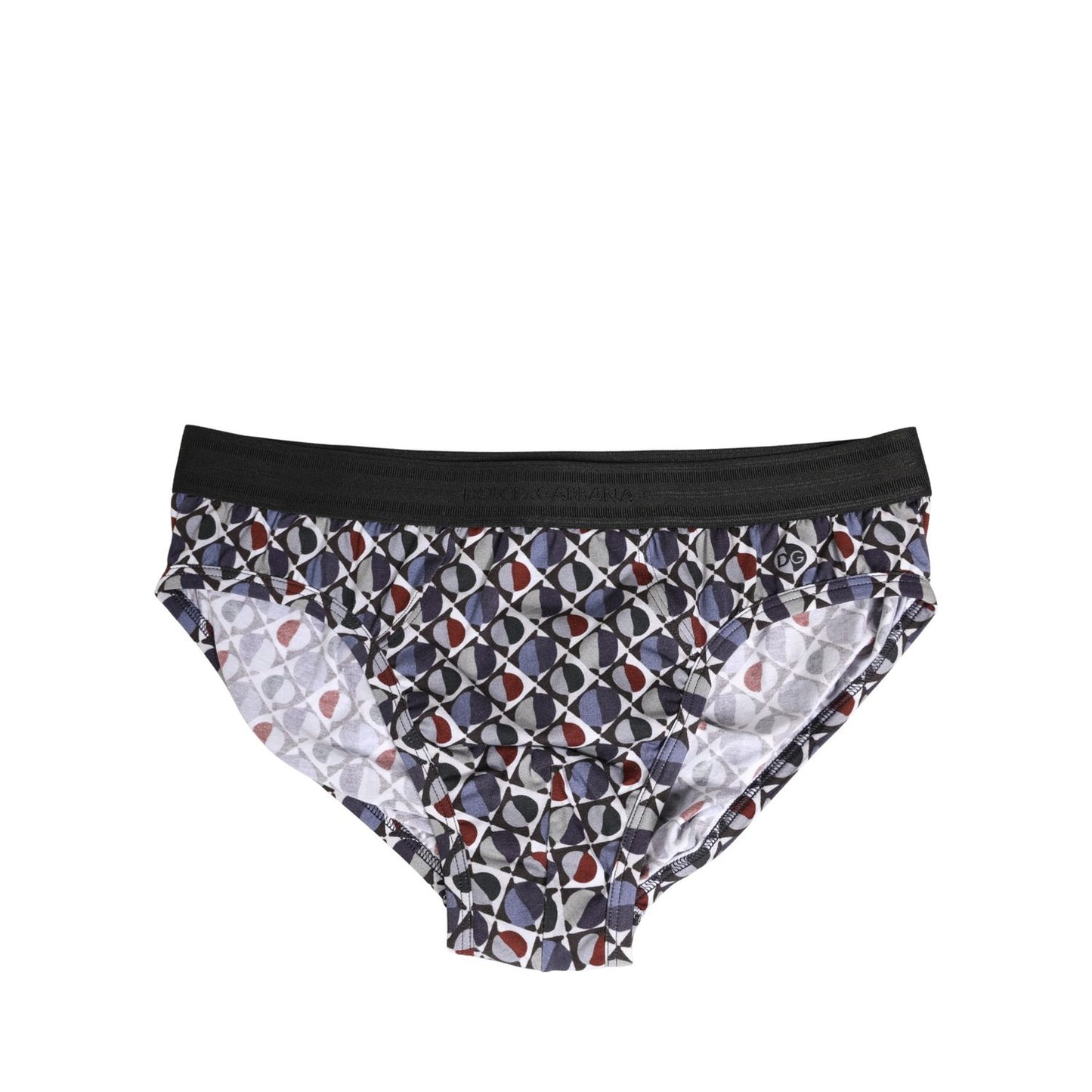Dolce & Gabbana Multicolor Patterned Men Midi Brief Underwear