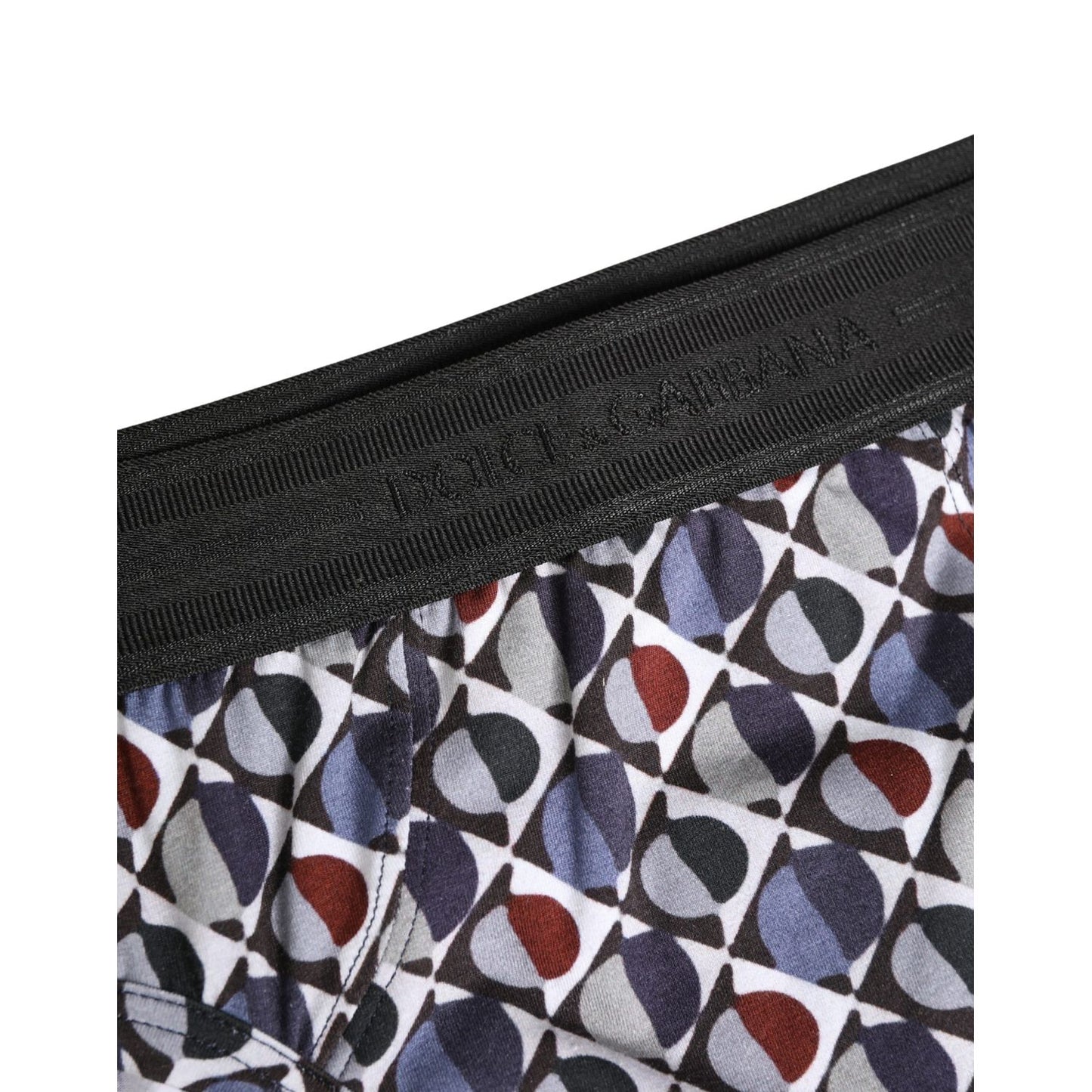 Dolce & Gabbana Multicolor Patterned Men Midi Brief Underwear