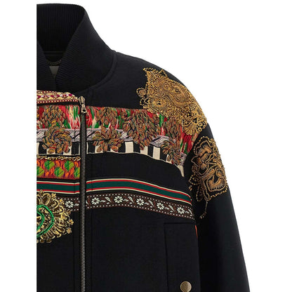 Dries Van Noten Multicolor Wool Bomber