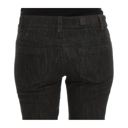 Ermanno Scervino Blue Cotton Slim Fit Denim Jeans