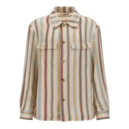 Etro Multicolor Linen Blouse