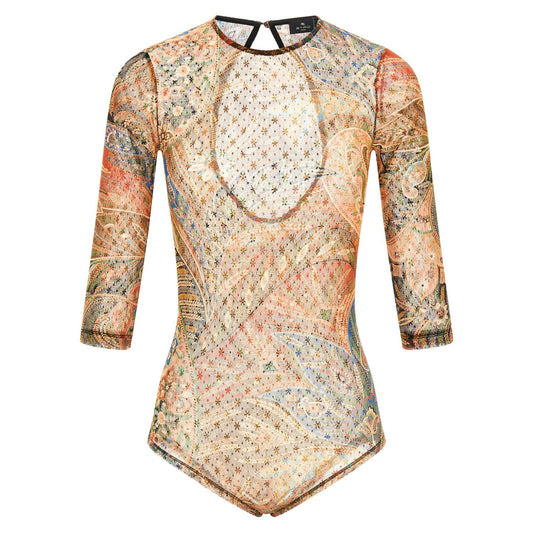 Etro Multicolor Polyamide Bodysuit