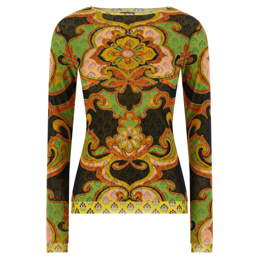 Etro Multicolor Polyamide Cardigan