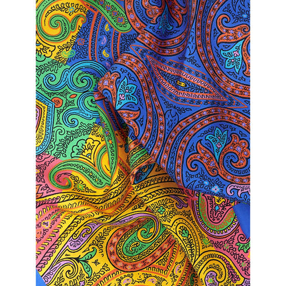 Etro Multicolor Silk Scarf