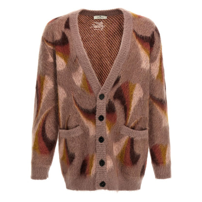 Etro Multicolor Wool Cardigan