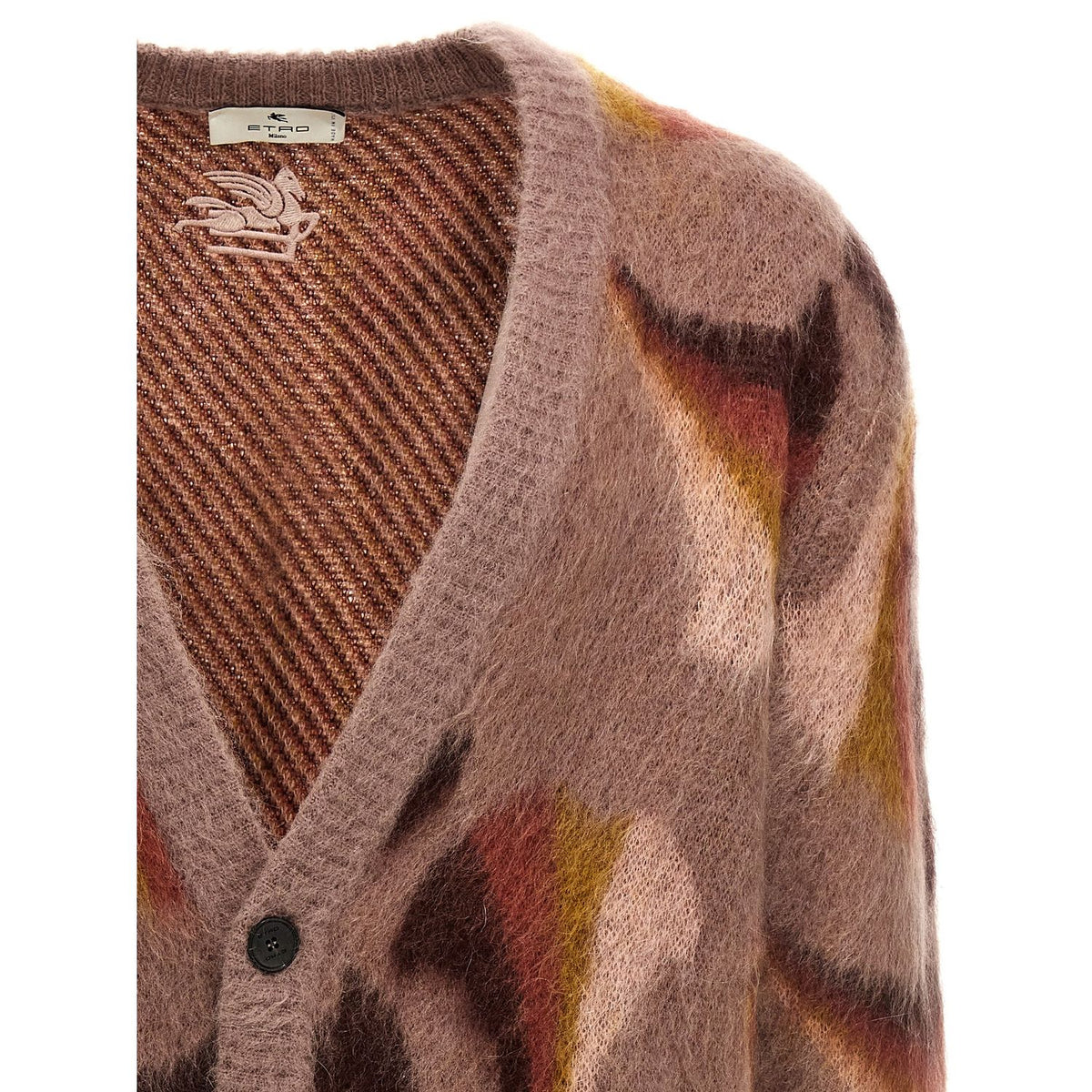 Etro Multicolor Wool Cardigan
