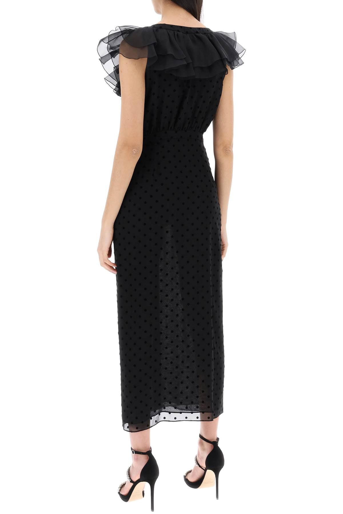 Alessandra Rich 'polka dot midi dress in ge Dresses Alessandra Rich