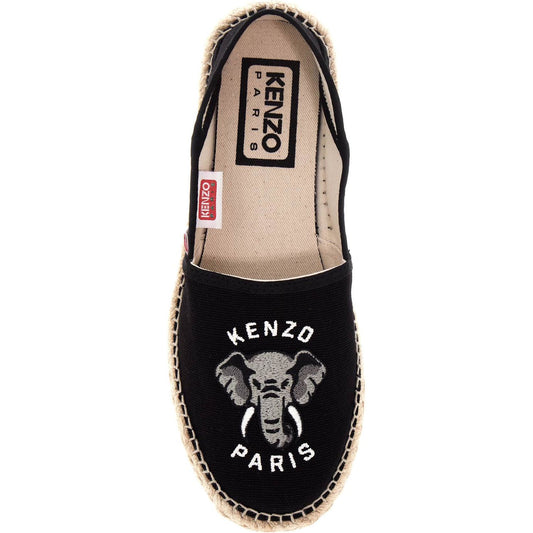 Kenzo canvas espadrilles with logo embroidery Espadrilles Kenzo