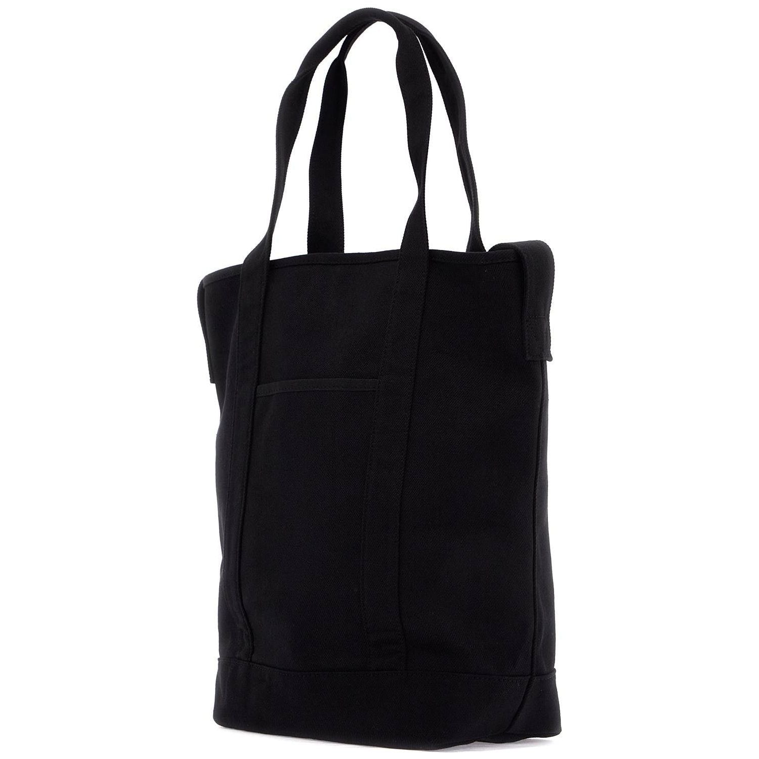 Front view with bag zipped and handles upright.