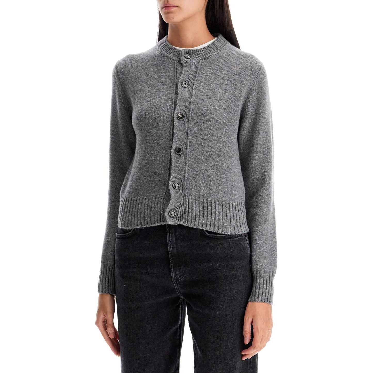 Ami Alexandre Matiussi cashmere crewneck cardigan Knitwear Ami Alexandre Matiussi