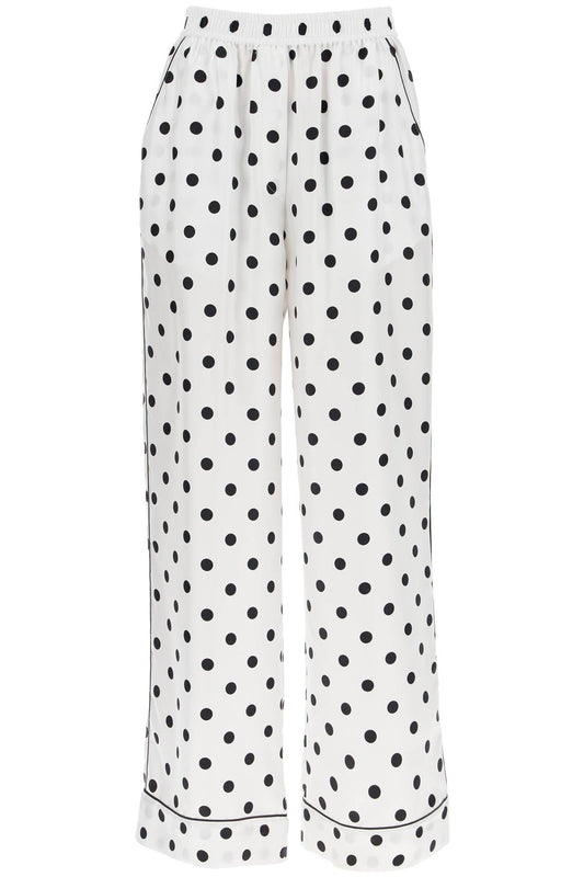 Dolce & Gabbana silk polka dot print pajama Trousers Dolce & Gabbana