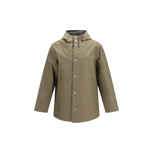 Fendi Bicolor Polyester Full-Length Jacket