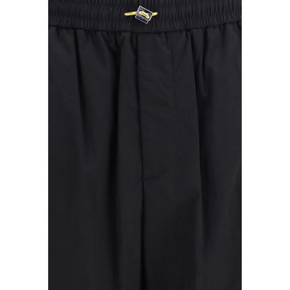 Fendi Black Polyamide Cargo Pants