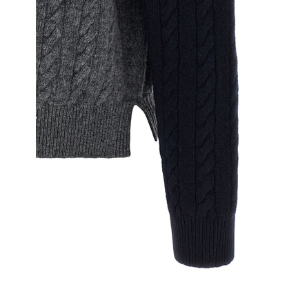 Ferragamo Multicolor Virgin Wool Cardigan