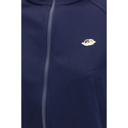 Fiorucci Blue Polyester Sweatshirt