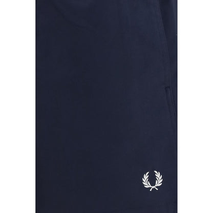 Fred Perry Blue Recycled Polyester Clothing