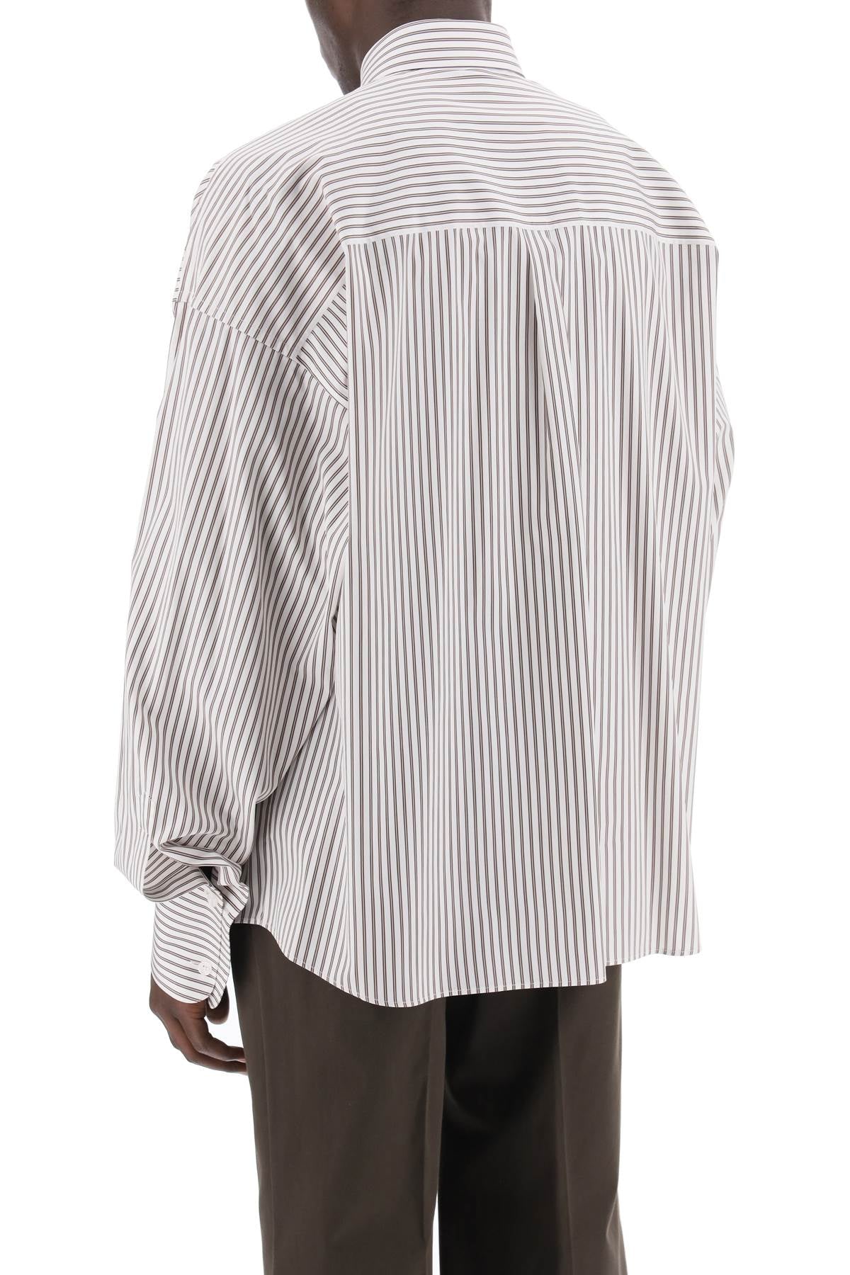 Dolce & Gabbana 'oversized striped poplin shirt