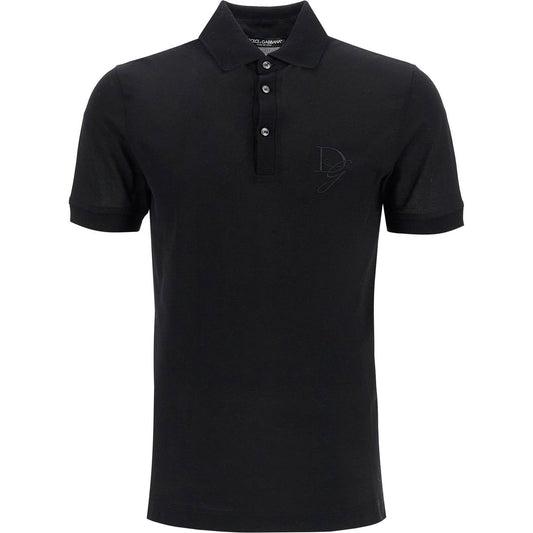 Dolce & Gabbana polo shirt with dg embroidery Topwear Dolce & Gabbana