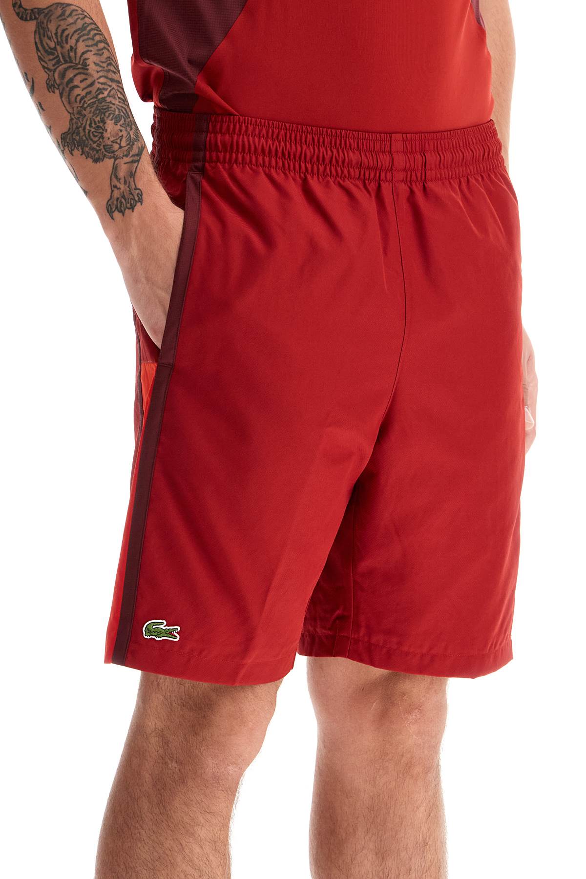 Lacoste sporty color block bermuda shorts Short trousers Lacoste