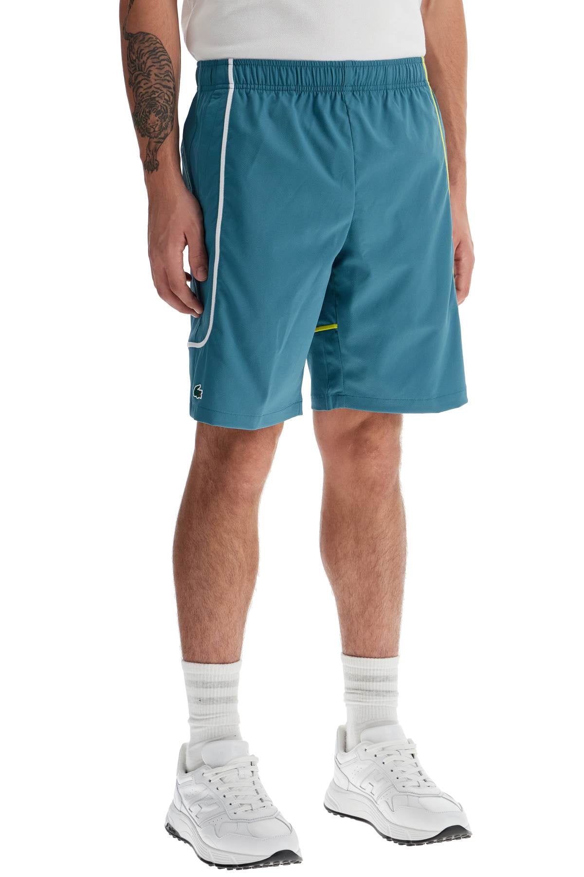 Lacoste sporty bermuda shorts with contrasting stitching Short trousers Lacoste