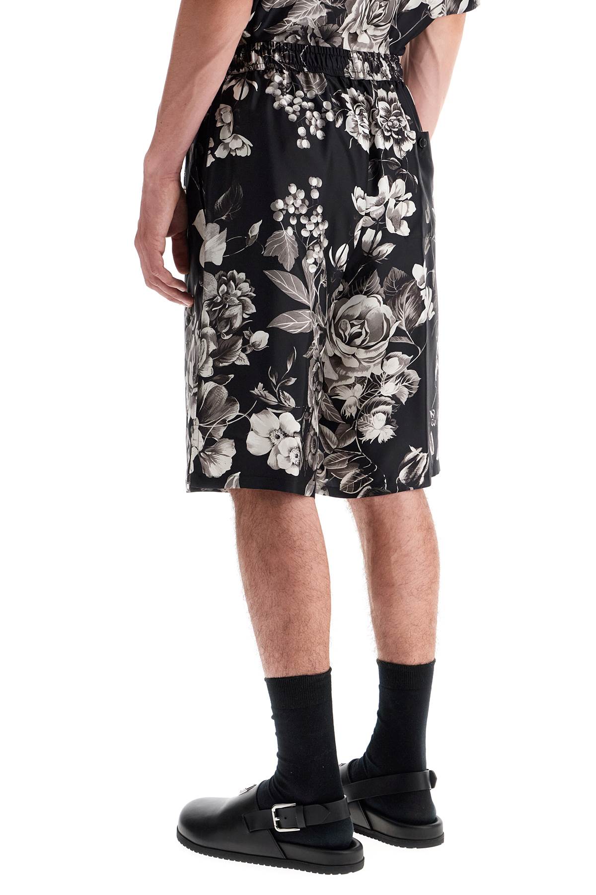 Dolce & Gabbana silk floral print bermuda shorts Short trousers Dolce & Gabbana