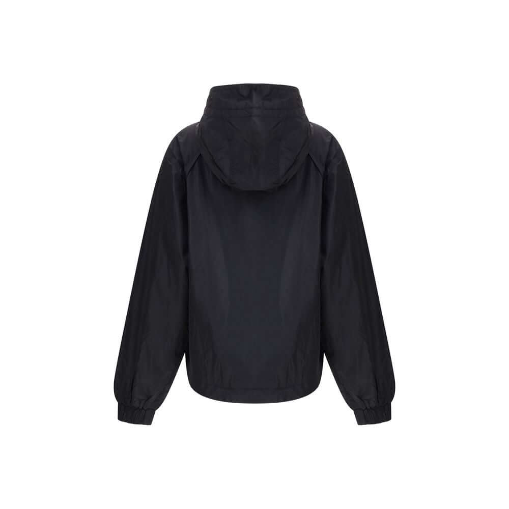 Ganni Black Nylon Shell Jacket