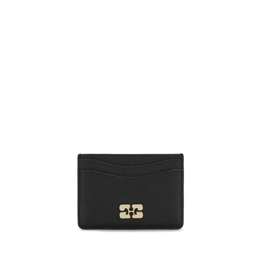 Ganni Black Recycled Polyamide Wallet