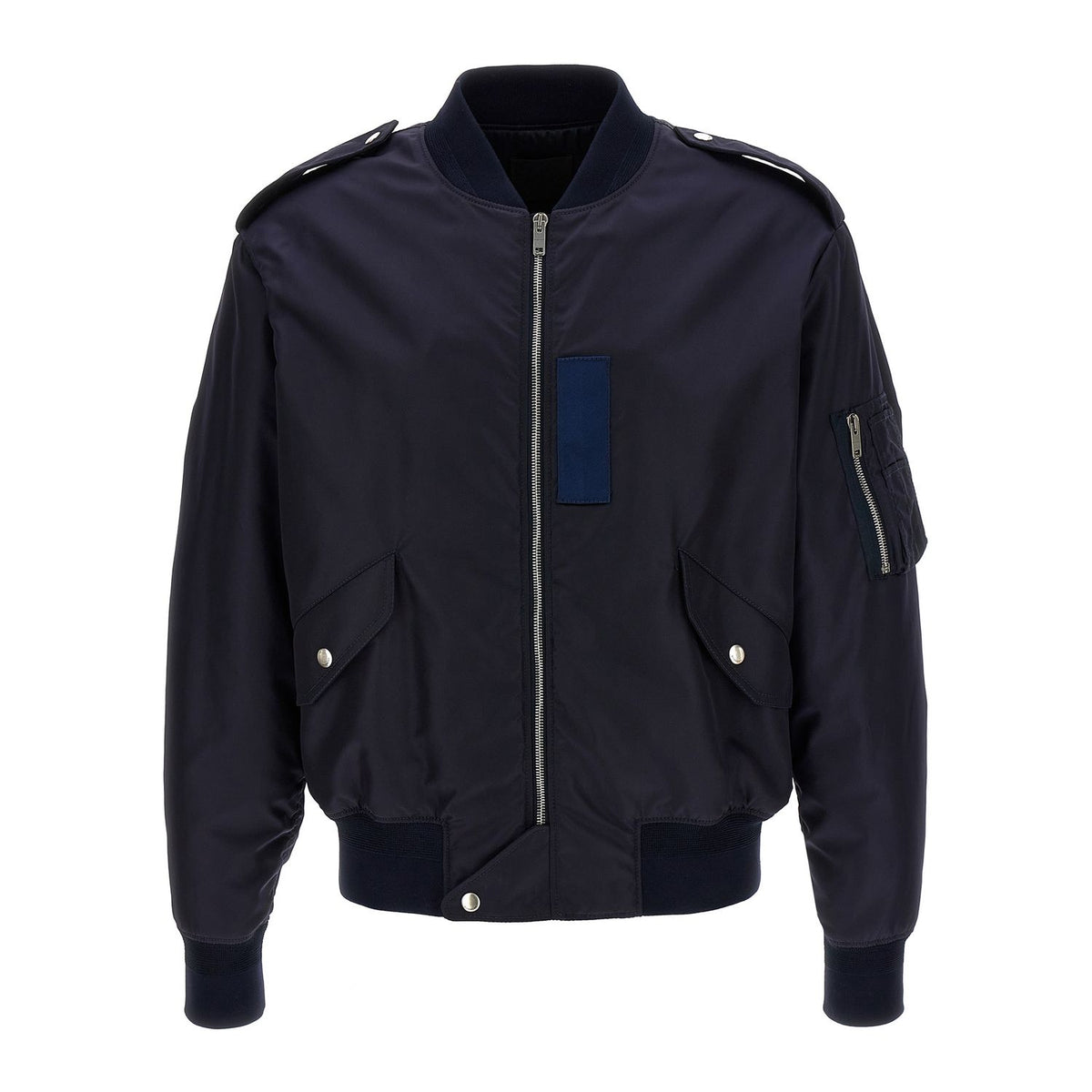 Givenchy Blue Polyamide Bomber