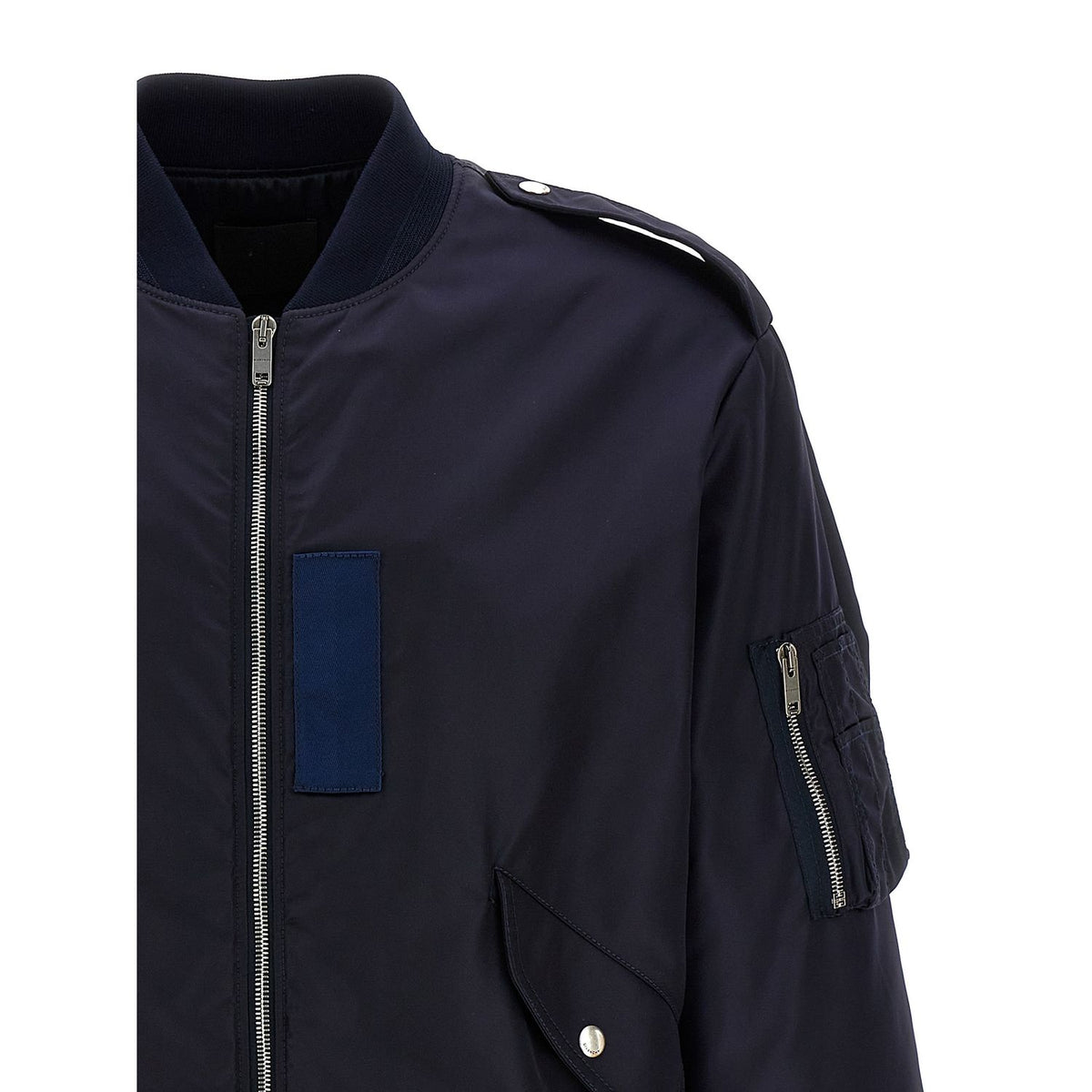 Givenchy Blue Polyamide Bomber