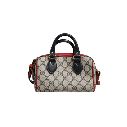 Gucci GG Supreme Mini Boston Bag