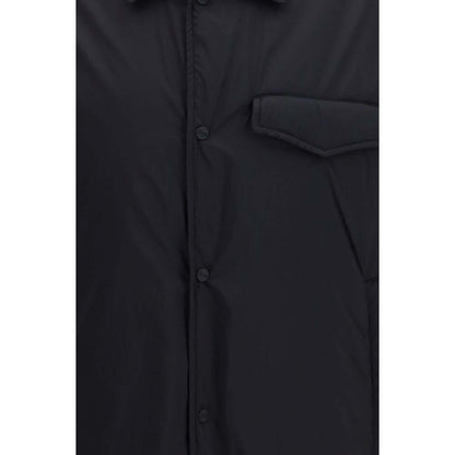 Herno Black Nylon Shell Jacket