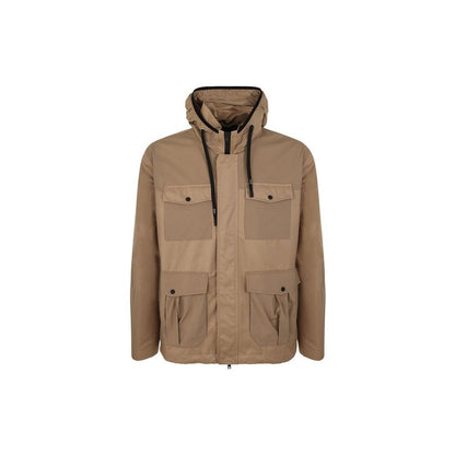 Herno Brown Cotton Shell Jacket