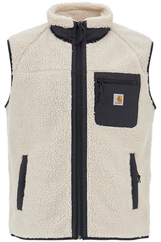 Carhartt Wip prentis liner vest in sherpa fleece