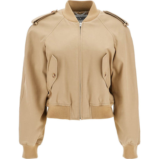 Moschino gabardine bomber