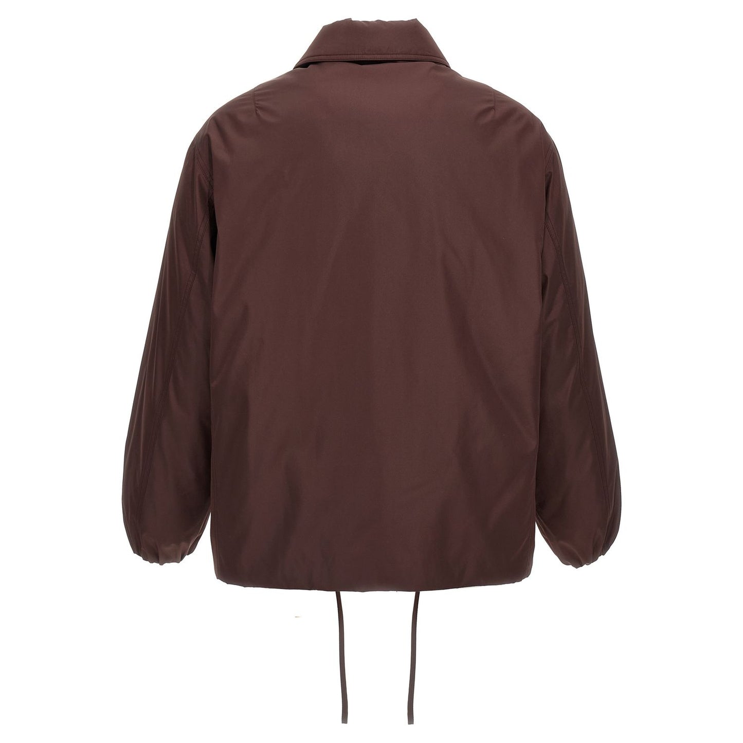Jil Sander Brown Polyester Full-Length Jacket