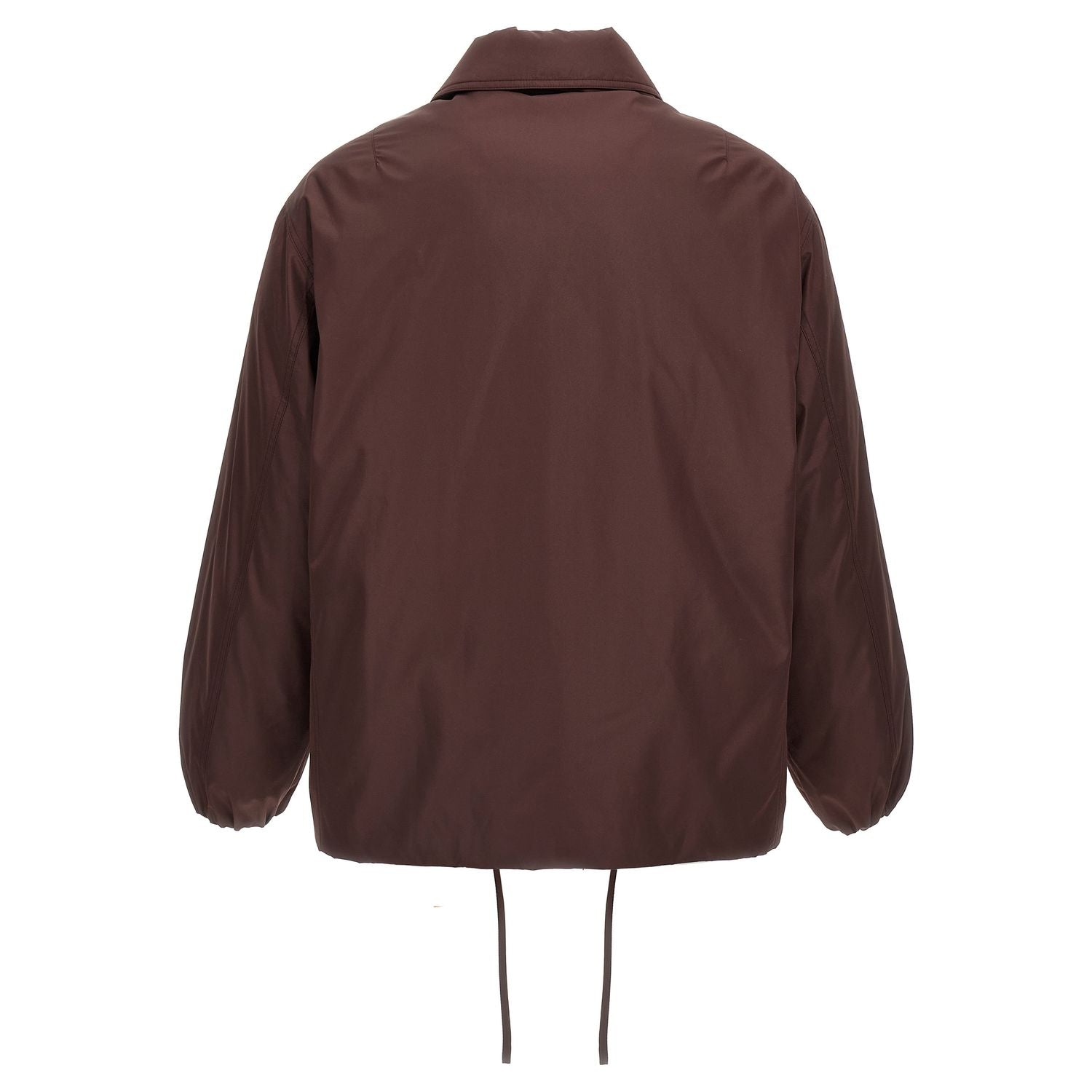 Jil Sander Brown Polyester Full-Length Jacket