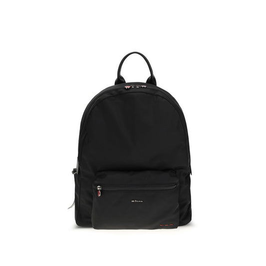 Kiton Black Nylon Backpack 1728,72470364320,Backpacks - Bags,Bags,Black,Kiton,Men,New with tags