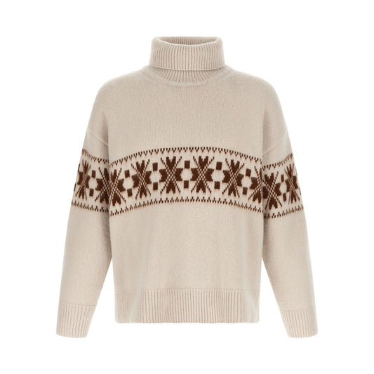 Kiton White Wool Cardigan