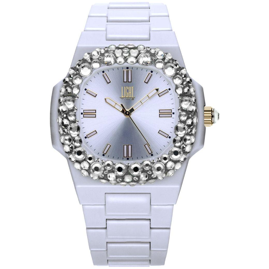 LIGHT TIME Mod. VELVET NAUTILUS - ستراس شفاف أبيض