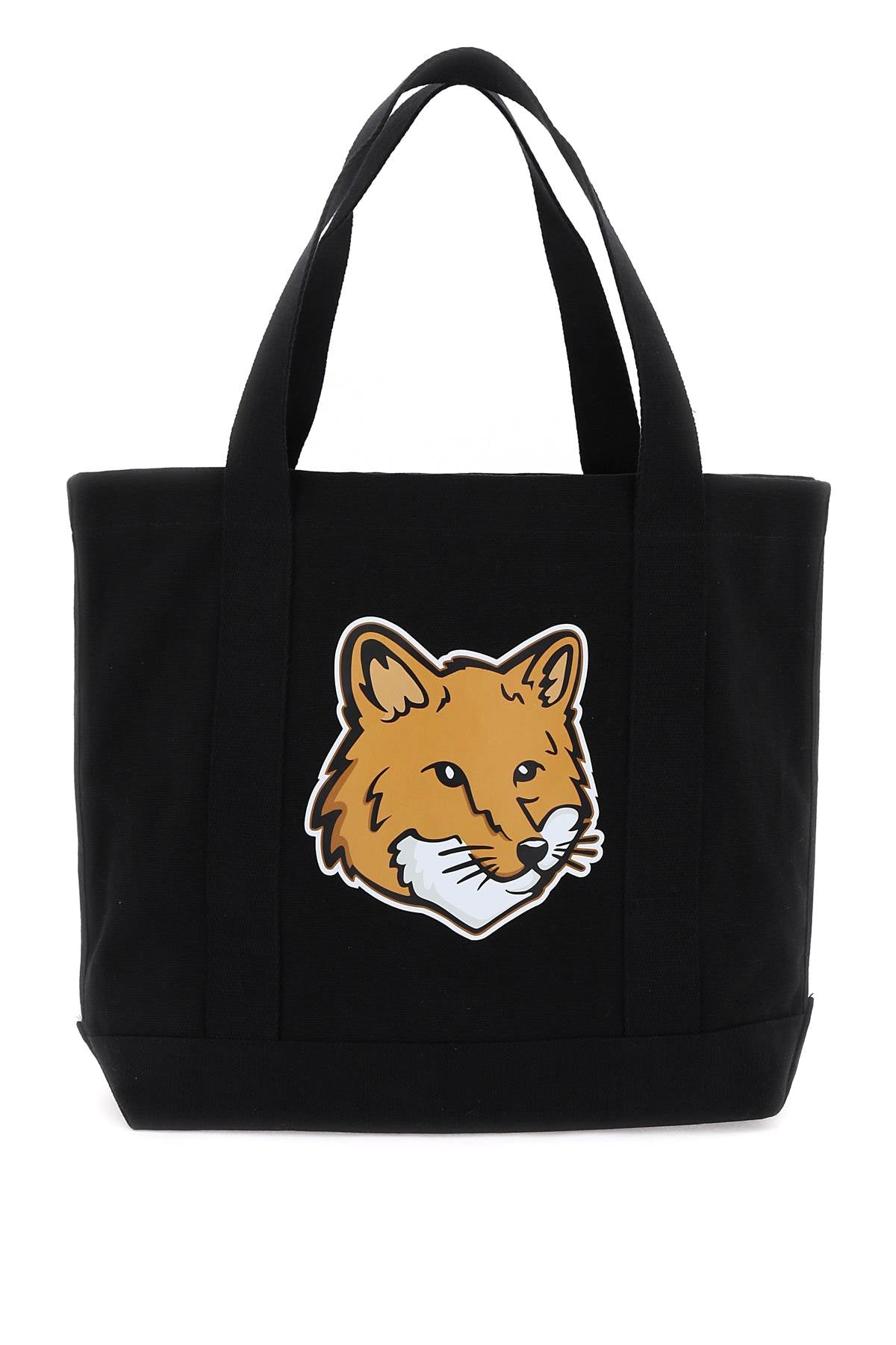 Maison Kitsune fox head tote bag Shopper Maison Kitsune