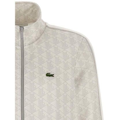 Lacoste Gray Polyester Sweatshirt