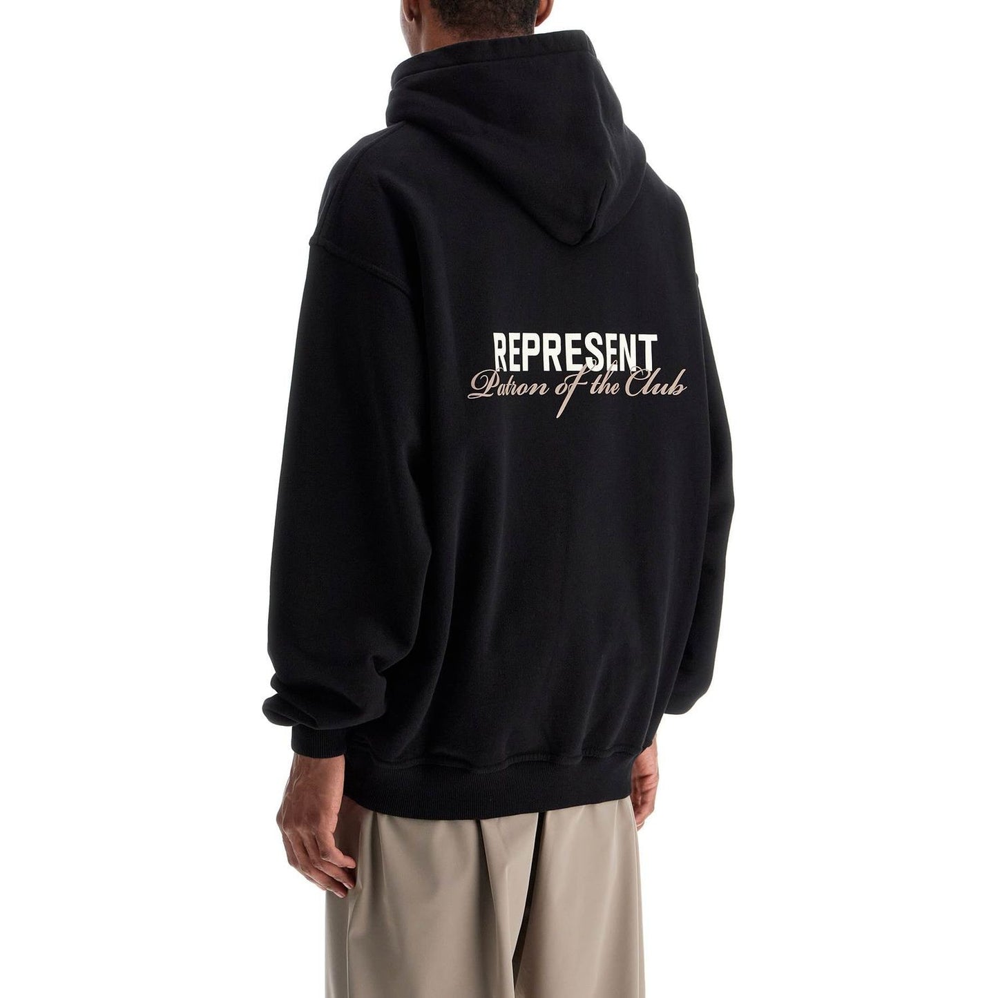 REPRESENT hooded oversized sweatshirt in brushed cotton jersey Topwear REPRESENT