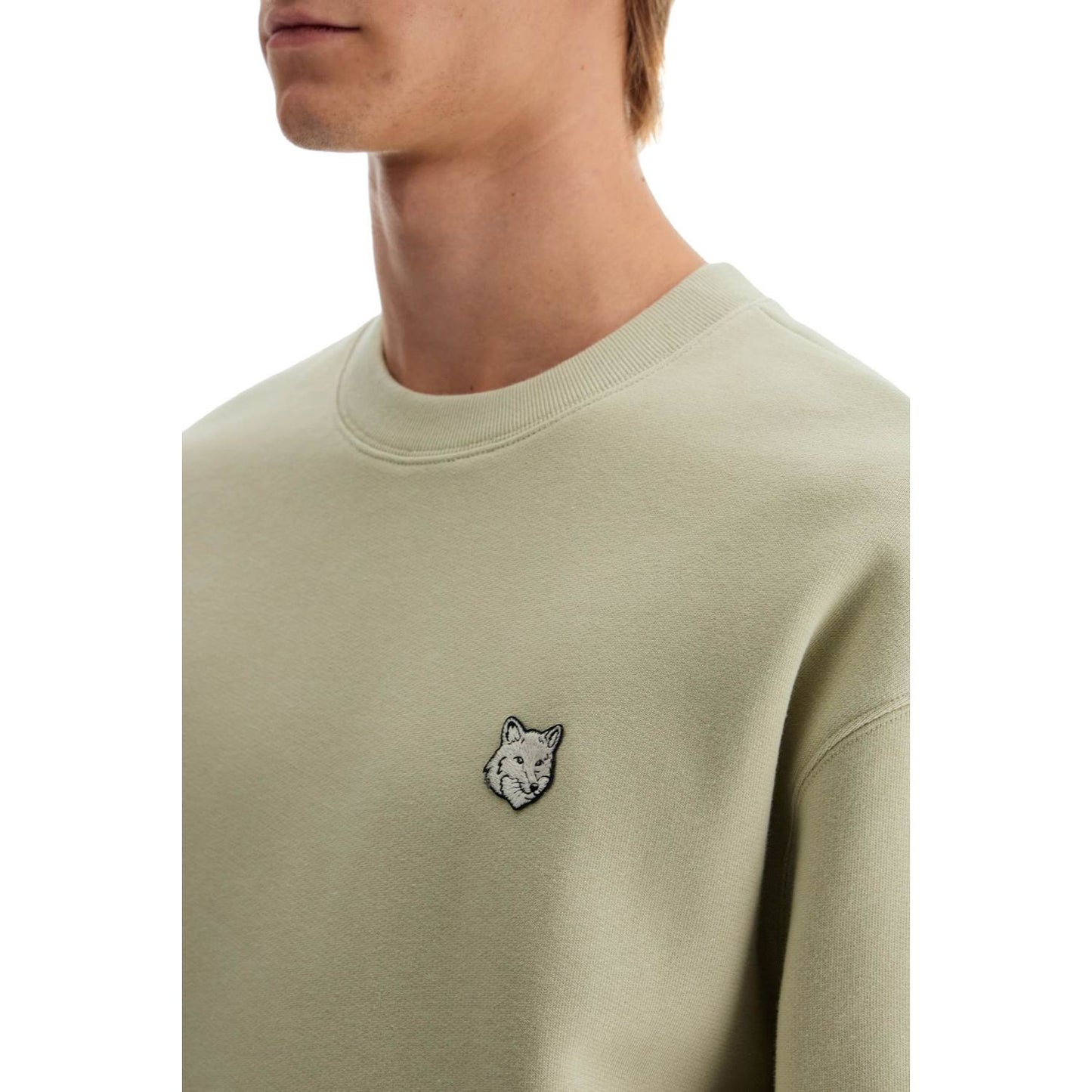 Maison Kitsune 'bold fox head crewneck sweat