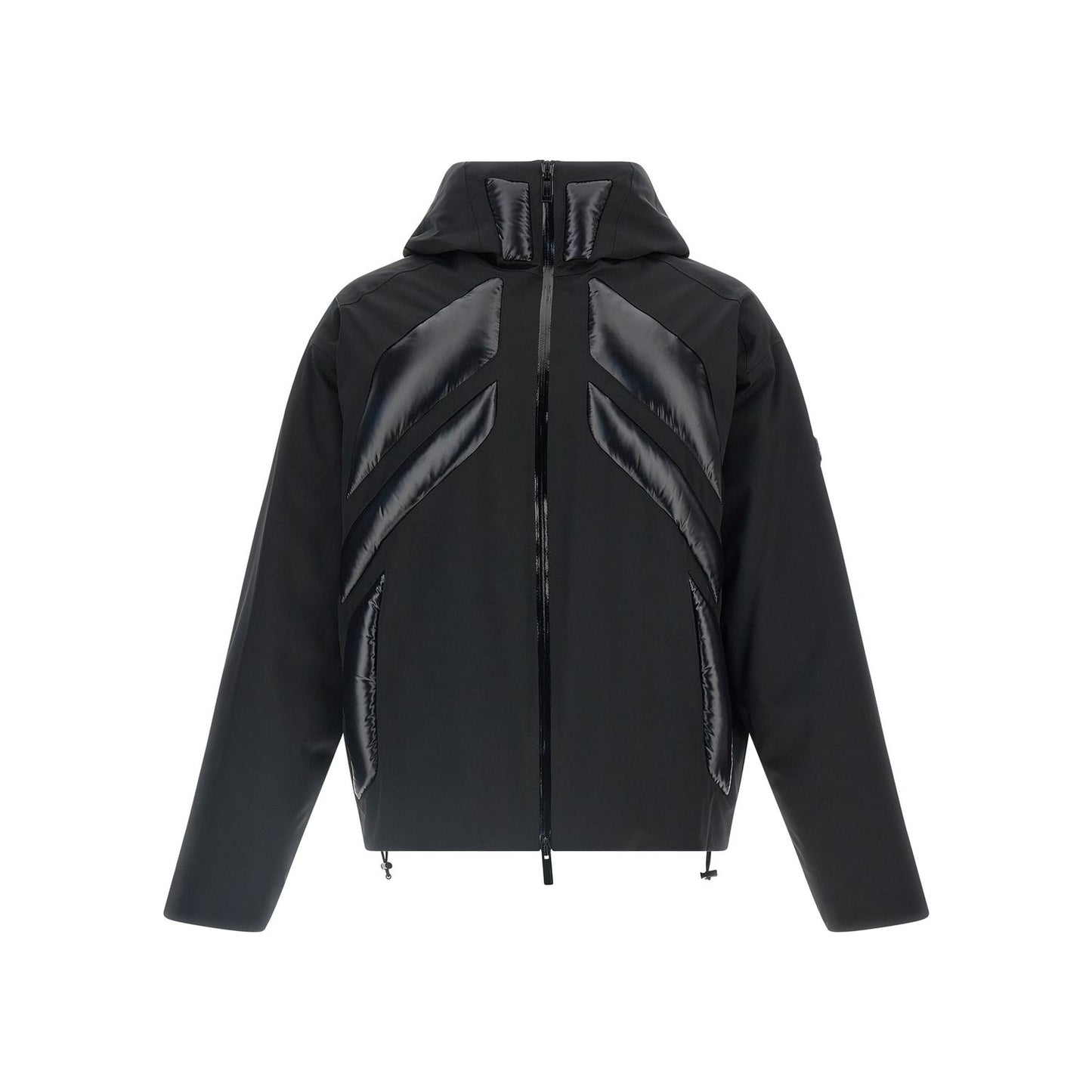 MONCLER GENIUS Black Polyamide Full-Length Jacket