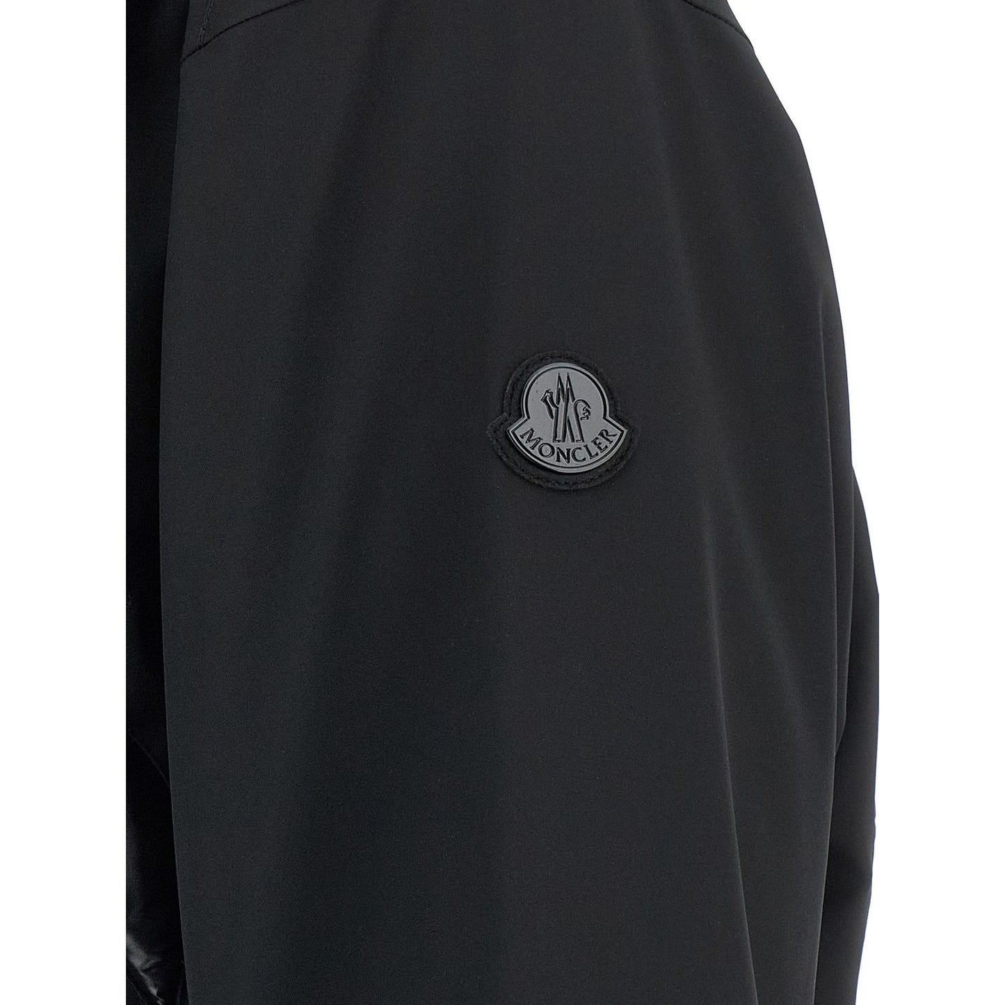 MONCLER GENIUS Black Polyamide Full-Length Jacket