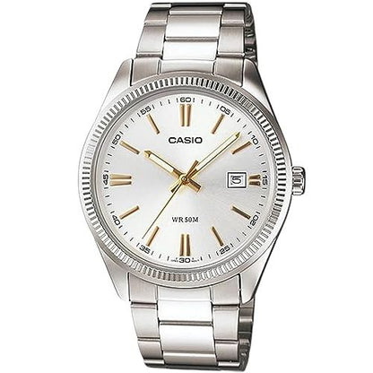 CASIO COLLECTION Mod. DATE - SILVER, GOLD INDEXES-0