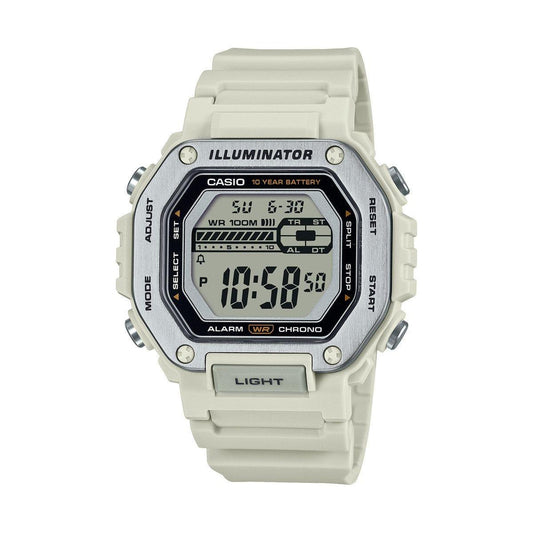 CASIO SPORT Mod. OVERSIZE WHITE- Illuminator 10 Year Battery WATCHES CASIO COLLECTION & VINTAGE