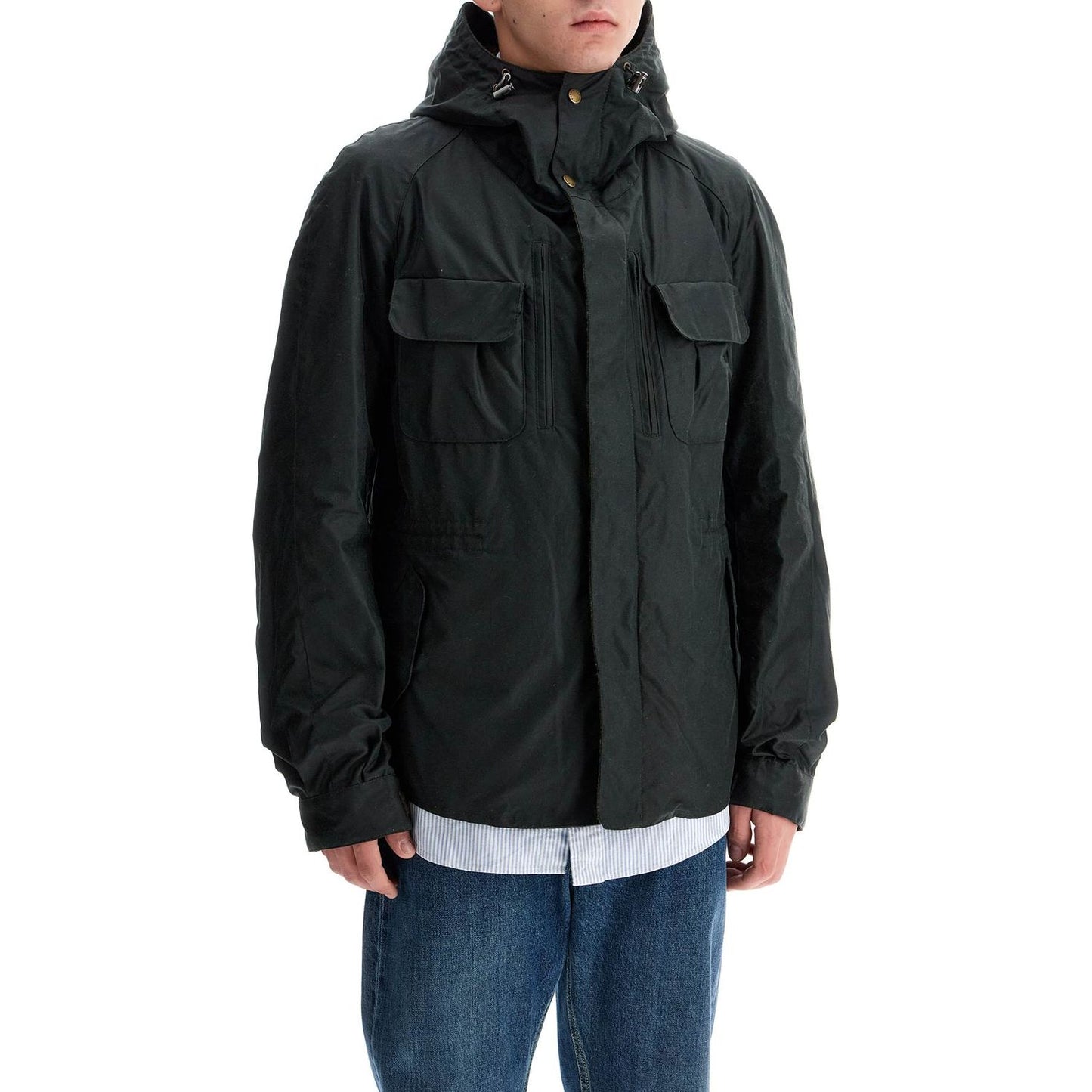 Barbour x TOKITO raincoat with waxed finish Vests Barbour x TOKITO